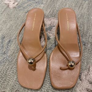 Loeffler Randall Odessa Dune Leather Heeled Sandal